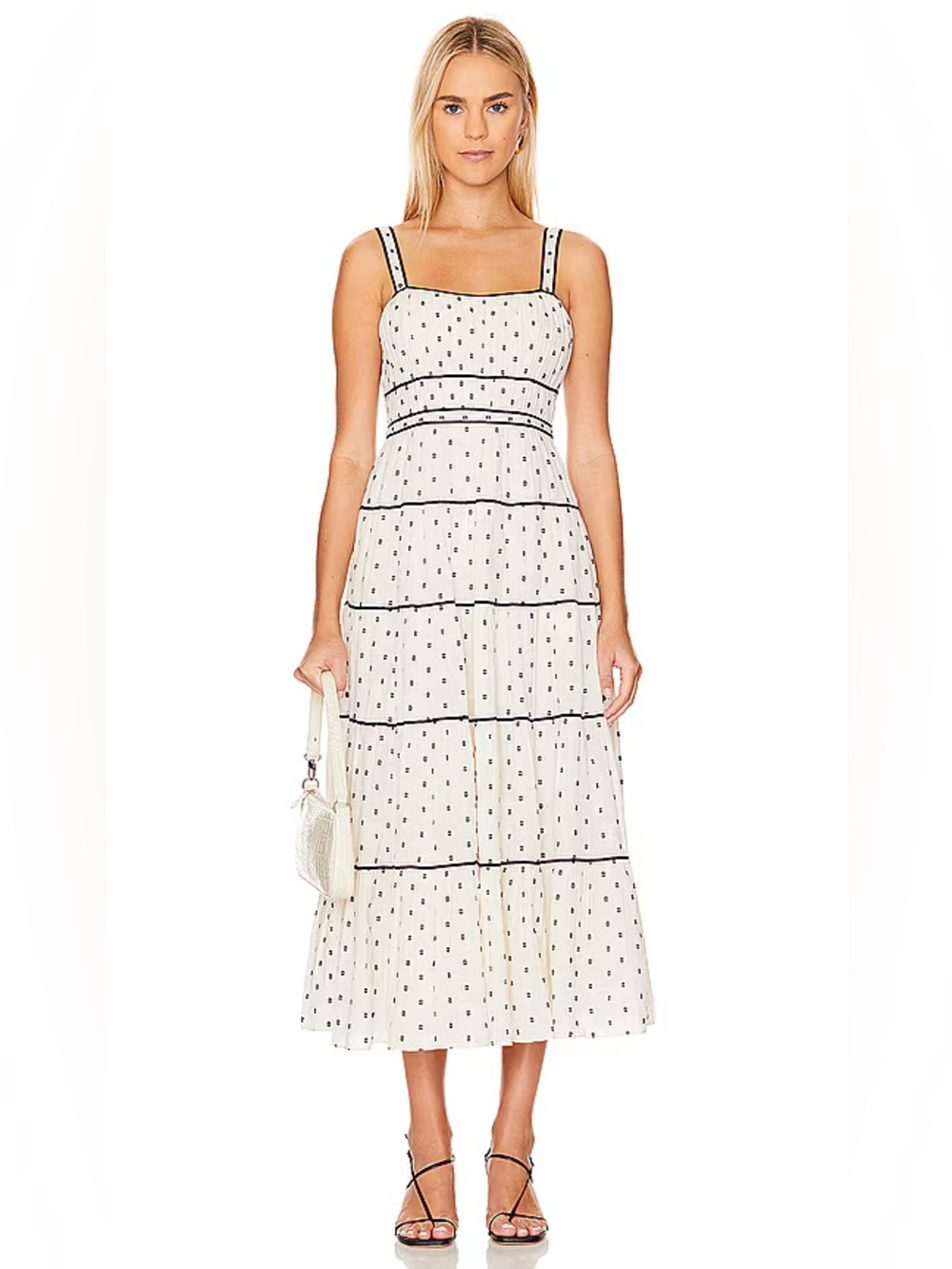 Ulla Johnson Clemente Cotton Maxi Dress in Ivory Sz 0 NWOT